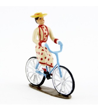 Femme à bicyclette (Paris 1900) (1021-006)