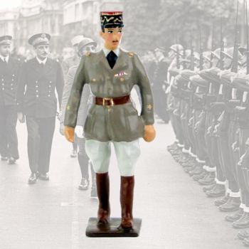 Général de Gaulle en uniforme de général de l’armée française (campagne de 1940)