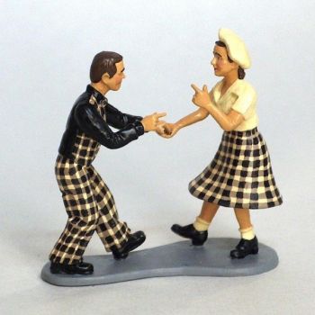 couple de danseurs de Lindy Hop (2 p.)