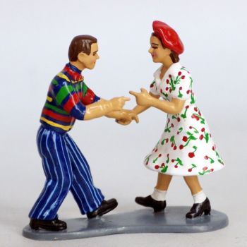 couple de danseurs de Guinguette (2 p.)