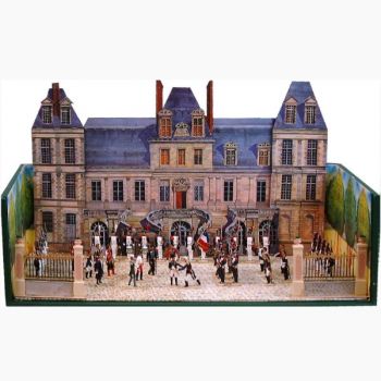 diorama les adieux de Fontainebleau