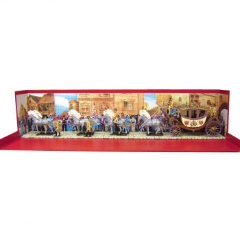 CARROSSE DU PAPE (Sacre de Napol&eacute;on) tir&eacute; par 8 chevaux