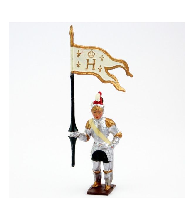 chevalier avec drapeau