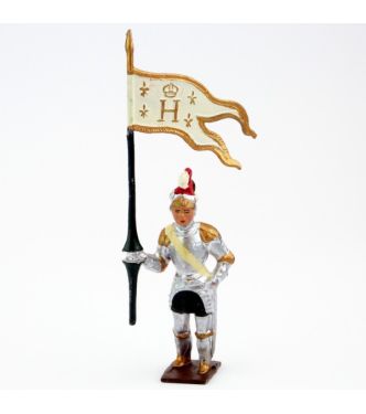 chevalier avec drapeau