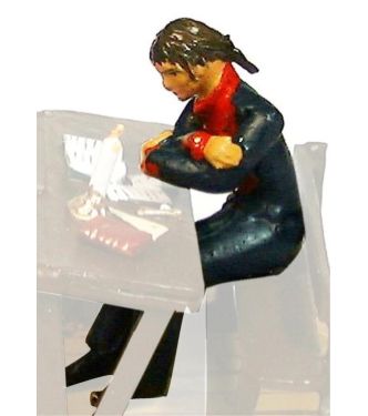 Bonaparte (élève) assis