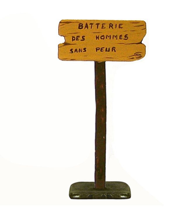 panneau « Batterie des hommes sans peur » (« la vie de Napoléon »)