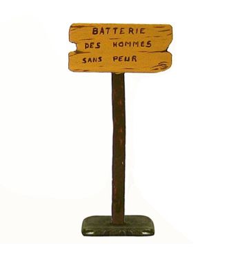 panneau « Batterie des hommes sans peur » (« la vie de Napoléon »)