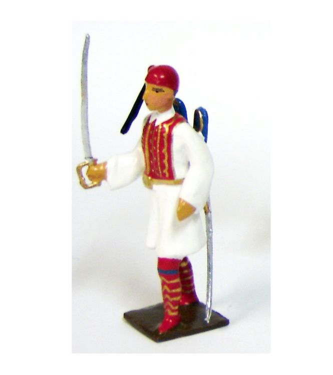 officier des Evzones (Grèce) en grande tenue