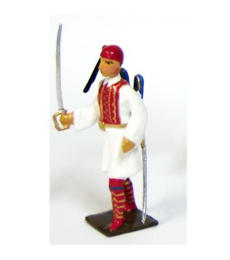 officier des Evzones (Grèce) en grande tenue