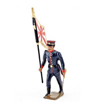 drapeau de l'infanterie japonaise au défilé