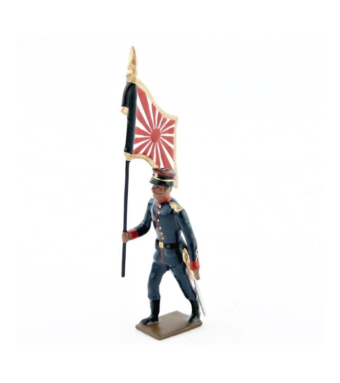 drapeau de l'infanterie japonaise au défilé