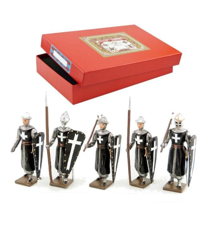 coffret de 5 figurines « Hospitaliers »