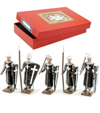 coffret de 5 figurines « Hospitaliers »