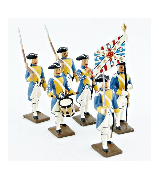 Royal deux-ponts, ensemble de 6 figurines