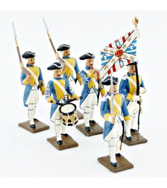 Royal deux-ponts, ensemble de 6 figurines
