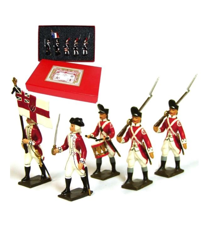 Grenadiers anglais 33e rgt, coffret de 5 figurines