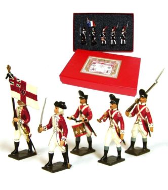 Grenadiers anglais 33e rgt, coffret de 5 figurines