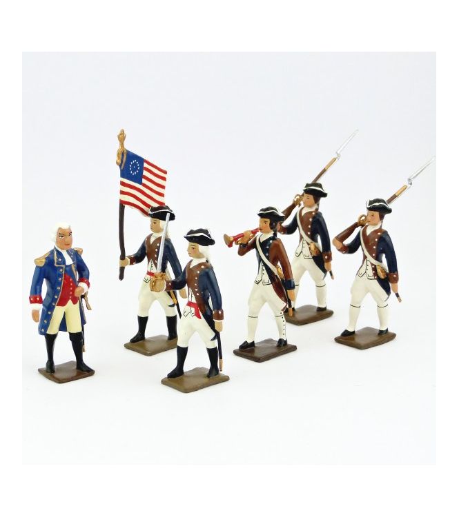 Etat de New-York New-JerseyetWashington, ensemble de 6 figurines