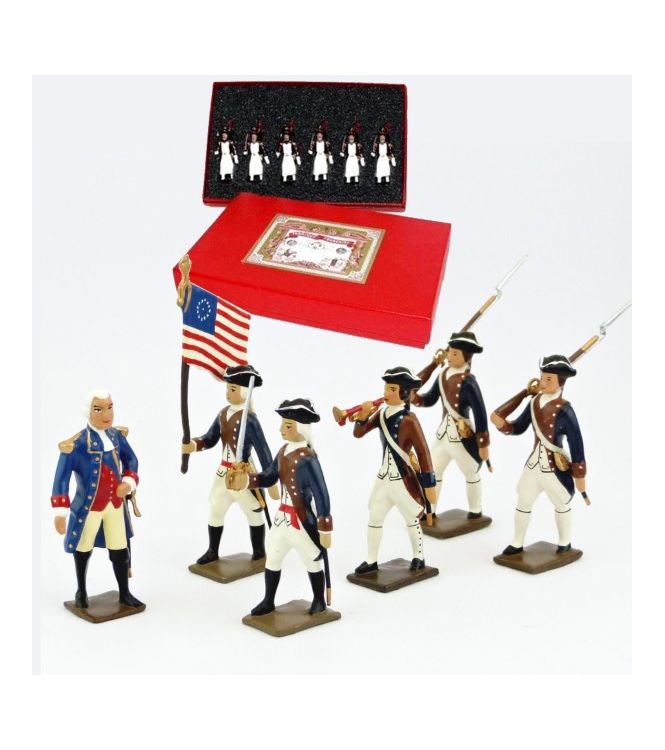 Etat de New-York New-JerseyetWashington, coffret de 6 figurines