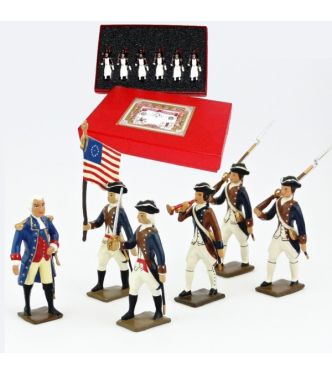 Etat de New-York New-JerseyetWashington, coffret de 6 figurines