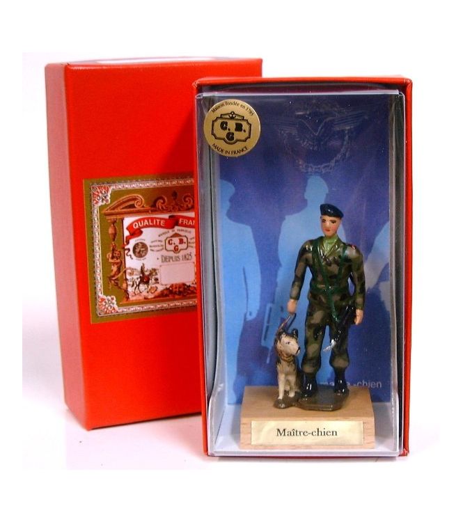 Maître-chien en coffret de présentation (les métiers de l'Armée de l'Air)