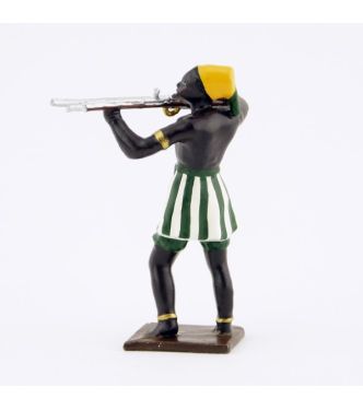 africain au feu