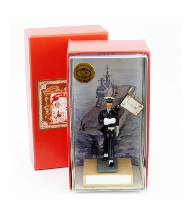 porte-Fanion du porte-hélicoptères Dixmude en coffret de présentation