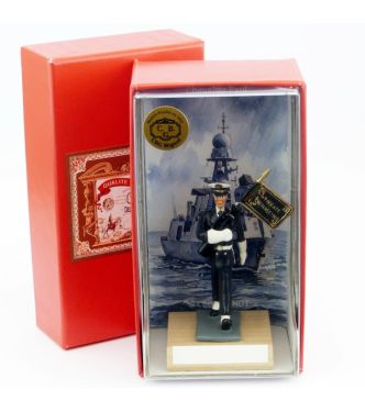 porte-Fanion de la frégate Chevalier Paul en coffret de présentation