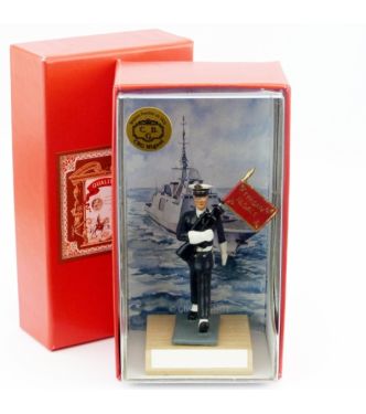 porte-Fanion de la frégate Alsace en coffret de présentation