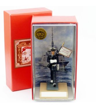 porte-Fanion de la frégate Lorraine en coffret de présentation