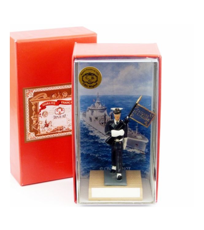 porte-Fanion du BRF Jacques Chevallier en coffret de présentation