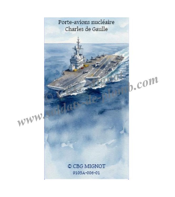 porte-Fanion du porte-avions Charles de Gaulle en coffret de présentation