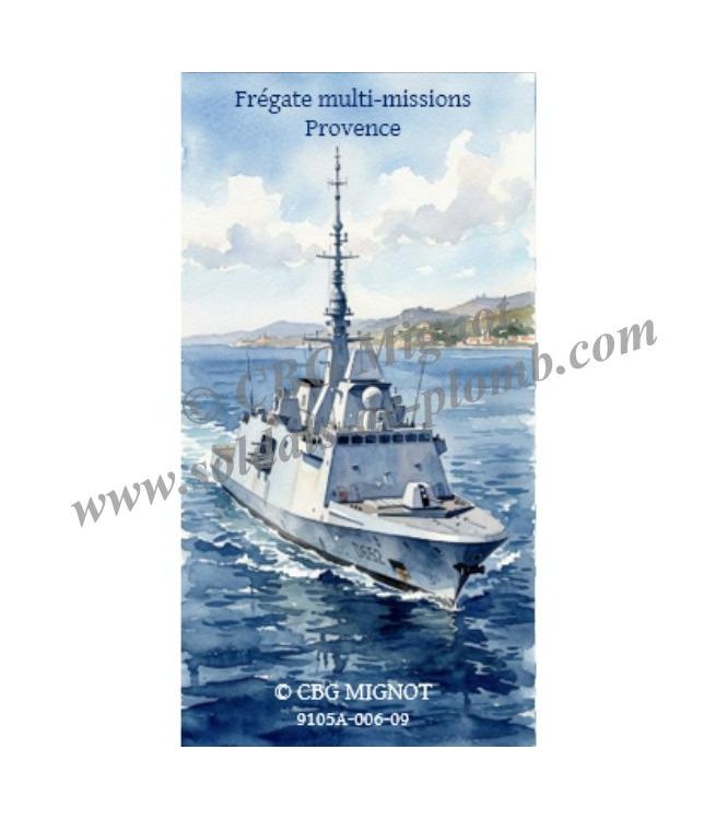 porte-Fanion de la frégate Provence en coffret de présentation