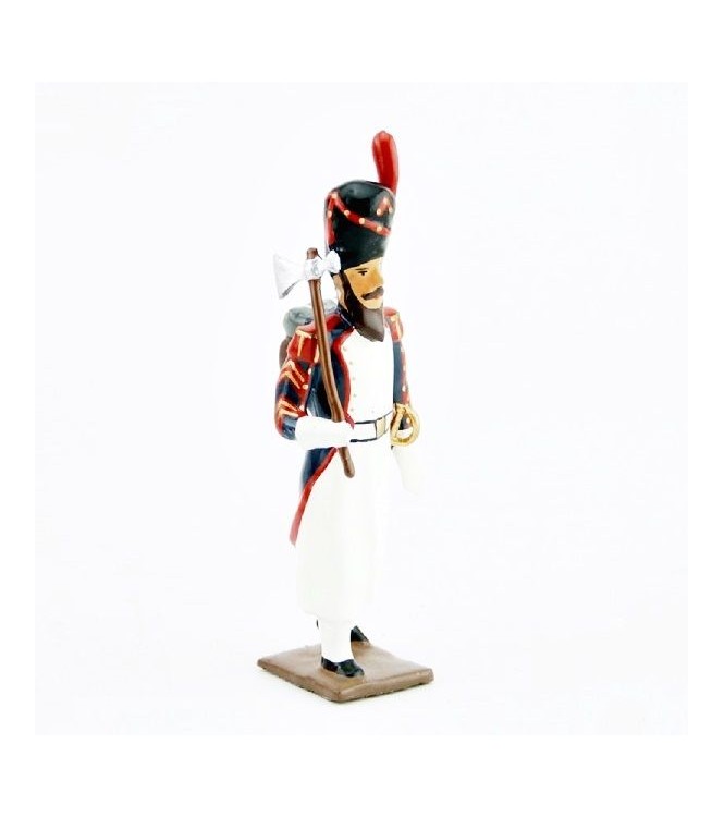 sapeur des grenadiers de la garde avec hache