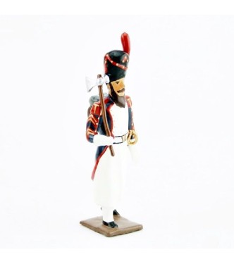 sapeur des grenadiers de la garde avec hache