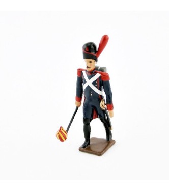 artilleur de la garde avec boutefeu (mèche)
