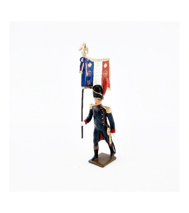drapeau des artilleurs a pied (au défilé) (1809)
