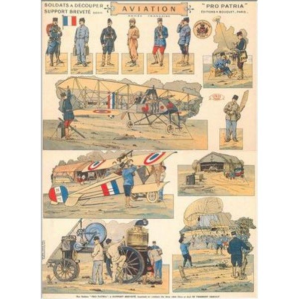 Planche à découper Soldats de France 