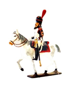 sapeur des grenadiers à cheval avec hache