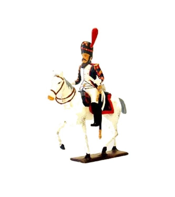 sapeur des grenadiers à cheval avec scie
