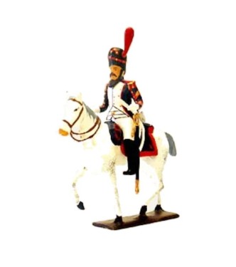 sapeur des grenadiers à cheval avec scie