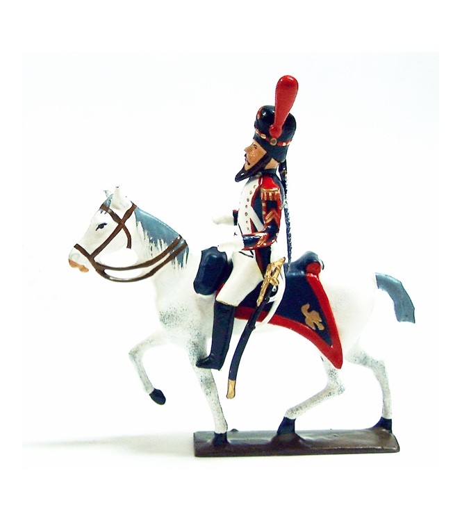 sapeur des grenadiers à cheval avec scie