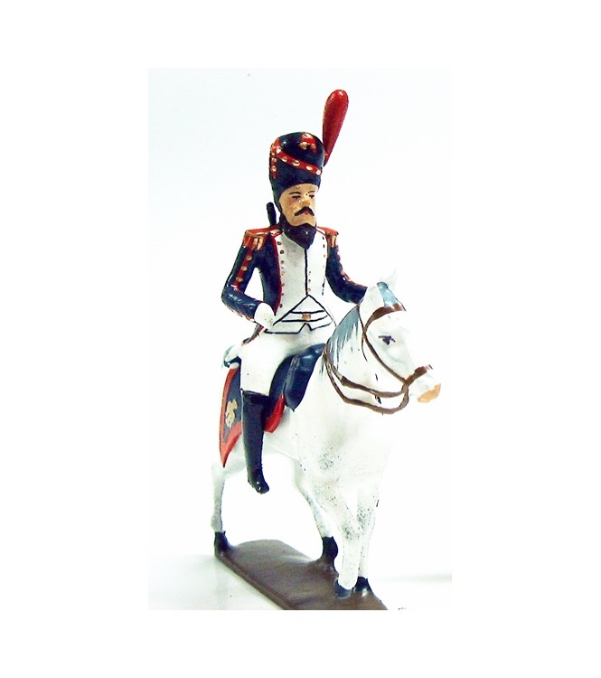 sapeur des grenadiers à cheval avec hache