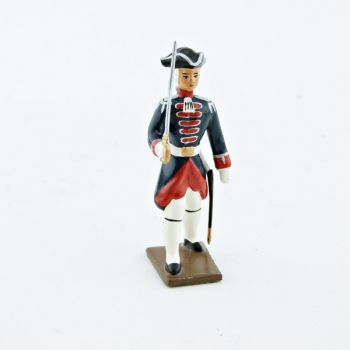 officier des grenadiers de la garde française -  louis xv (1740)