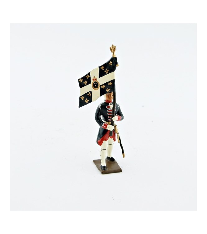 drapeau des grenadiers de la garde française -  louis xv (1740)