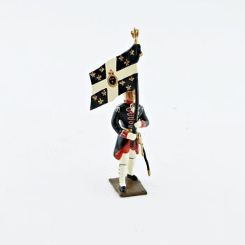 drapeau des grenadiers de la garde française -  louis xv (1740)