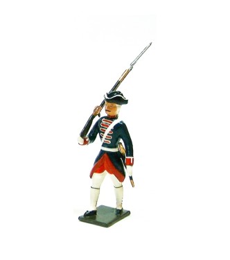 fantassin avec fusil des grenadiers de la garde française -  louis xv (1740)