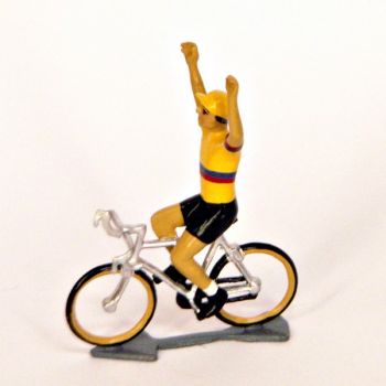 cycliste du Tour de France, Maillot Colombien bras en l'air