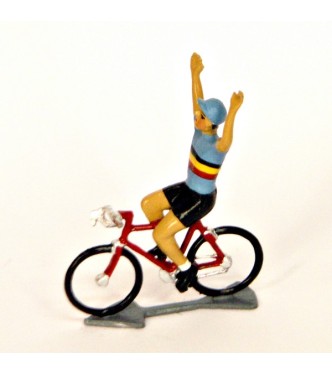 Maillot Belge, bras en l'air