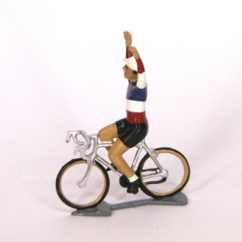 cycliste du Tour de France, Champion de France bras en l'air